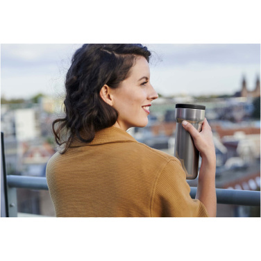 Логотрейд pекламные cувениры картинка: Герметичная кружка Mepal Ellipse из нержавеющей стали объемом 375 мл