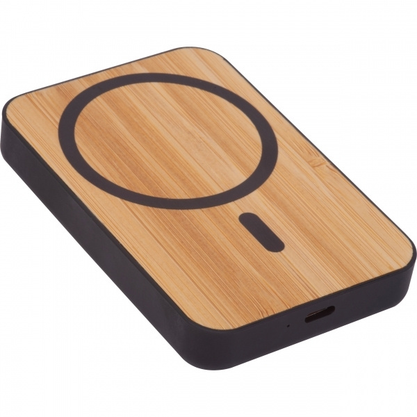 Логотрейд бизнес-подарки картинка: Беспроводной внешний аккумулятор 5 000 мАч CAIRO