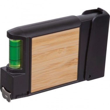 Лого трейд бизнес-подарки фото: 3-метровая рулетка с уровнем HALIFAX