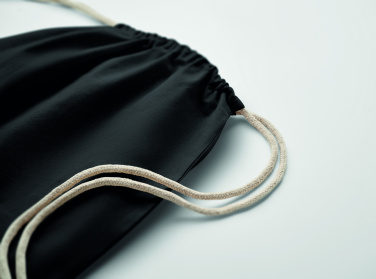 Лого трейд pекламные подарки фото: Drawstring bag Fairtrade 180gr