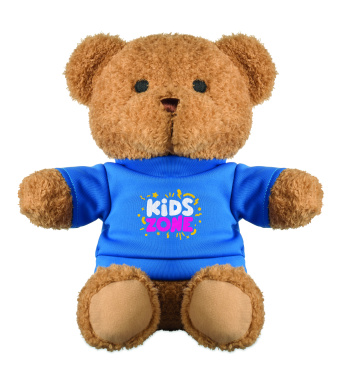 Логотрейд pекламные продукты картинка: Teddy bear with t-shirt 23 cm