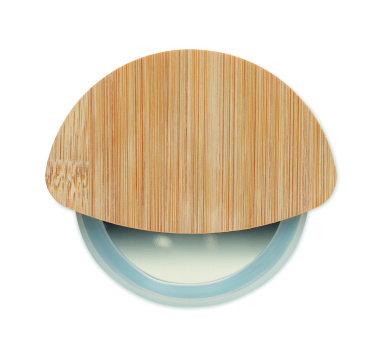 Логотрейд pекламные подарки картинка: Round bamboo pizza cutter