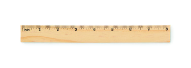 Лого трейд pекламные подарки фото: Wooden ruler 20cm