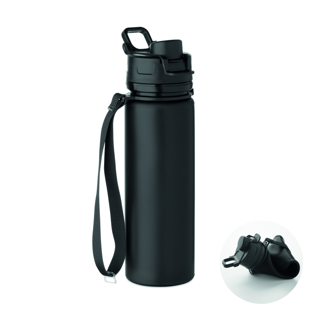 Лого трейд pекламные cувениры фото: Foldable silicone sports bottle