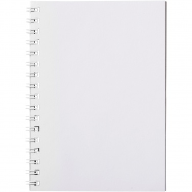 Logotrade profilreklam bild: Desk-Mate® spiral A6 anteckningsbok PP-omslag