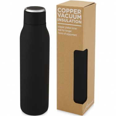 Logotrade profilprodukter bild: Marka 600 ml vakuumisolerad flaska i koppar med metalloop