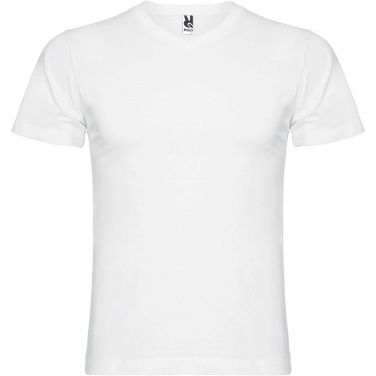 Logotrade presentreklam bild: Samoyedo kortärmad v-ringad T-shirt för herr