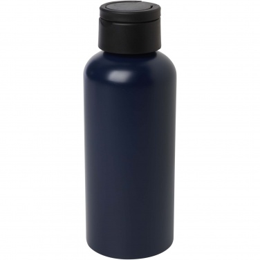 Logotrade profilreklam bild: Trinity vattenflaska av RCS-certifierad återvunnen aluminium med RPET-lock, 600 ml