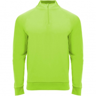 Logotrade presentreklam bild: Epiro långärmad sweatshirt med kvartslång dragkedja för barn