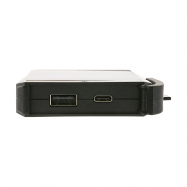 Logotrade presentreklam bild: Skywave 5.000 mAh/10W trådlös solcellspowerbank RCS rplast