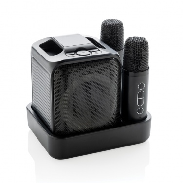 Logotrade profilprodukter bild: Singvibe RCS karaoke set med dubbelmikrofon