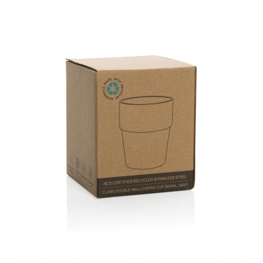 Logotrade kampanjprodukter bild: Clark dubbelväggig kaffemugg 300ml RCS