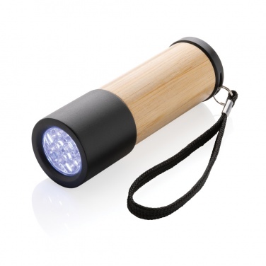 Logotrade profilprodukter bild: Bambu- och RCS-återvunnen plastficklampa