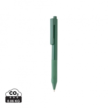 Logotrade reklamprodukter bild: X9 solid penna med silikongrepp