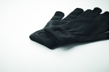 Logotrade presentreklam bild: Stickade handskar i RPET