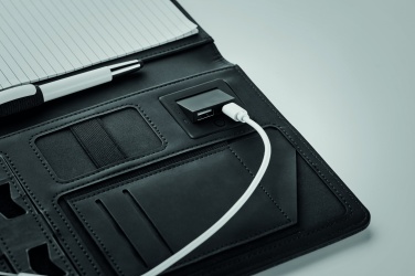 Logotrade kampanjprodukter bild: Konferensmapp A5, power bank