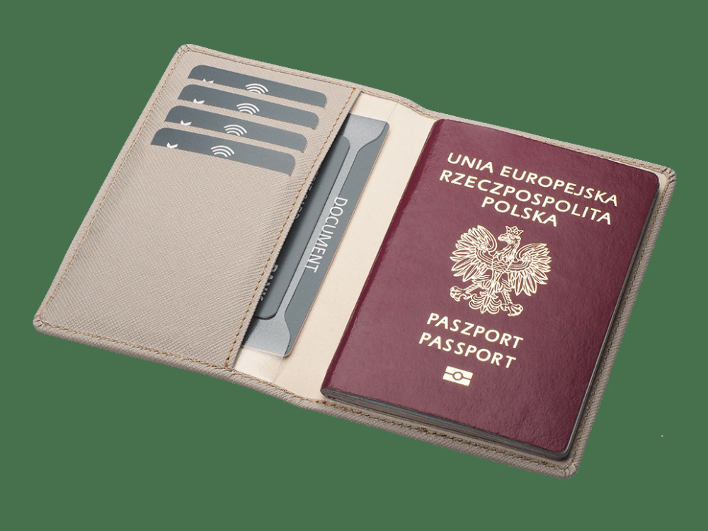 Logotrade kampanjprodukter bild: RFID passfodral 1301113