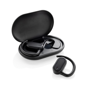 Logotrade kampanjprodukter bild: Fitsound RCS TWS öronsnäckor öppet öra i återvunnen plast