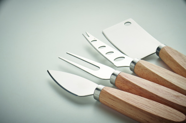 Logotrade presentreklam bild: Set med 4 ostknivar