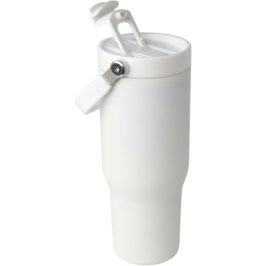 Logotrade reklamprodukter bild: Bronx 900 ml vakuumisolerad termos av koppar och RCS-certifierat återvunnet rostfritt stål med ett lock med dubbla funktioner
