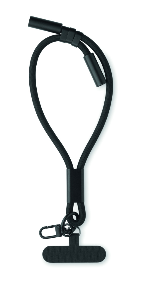 Logotrade reklamprodukter bild: Handledsrem - laddkabel 60W