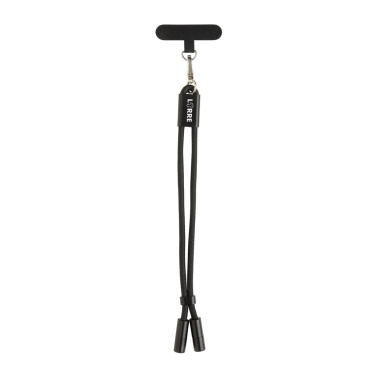 Logotrade presentreklam bild: LoopAmp RCS RPET handledsrem för telefon med 60 W kabel