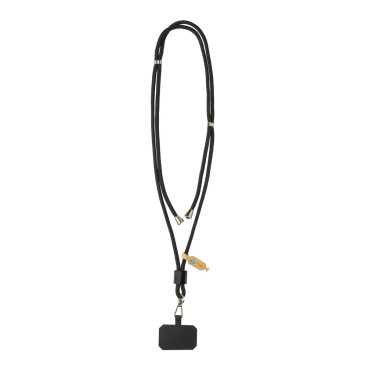 Logotrade reklamprodukter bild: CarryLoop RCS RPET-hållare med justerbar snodd för mobil
