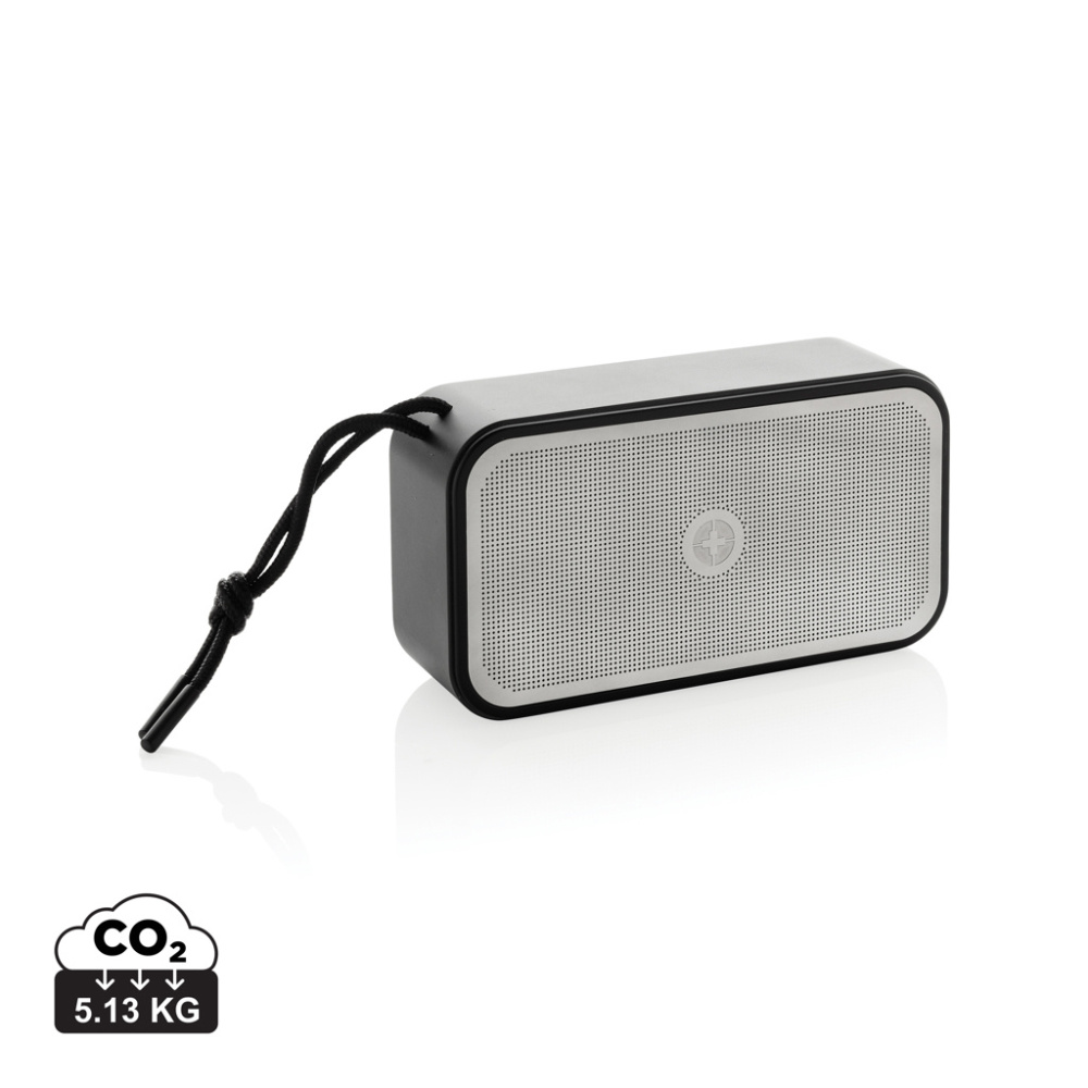 Logotrade profilprodukter bild: Swiss Peak RCS återvunnen aluminium 10 W bashögtalare