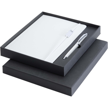 Logotrade profilprodukter bild: Legato Elegance A5 set med anteckningsbok med hårt omslag och kulpenna