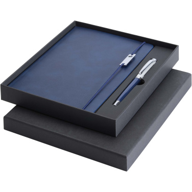 Logotrade profilprodukter bild: Legato Elegance A5 set med anteckningsbok med hårt omslag och kulpenna