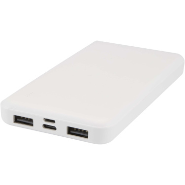 Logotrade profilreklam bild: Intan 10 000 mAh 10 W powerbank av återvunnen plast