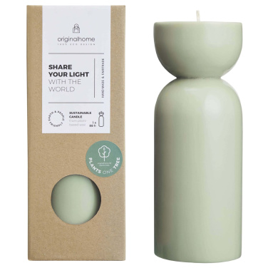 Logotrade reklamprodukter bild: Originalhome ekologiskt ljus – medium