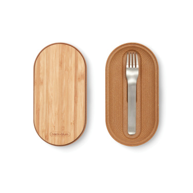 Logotrade profilprodukter bild: Black+Blum Dubbel Rostfri Bento-låda