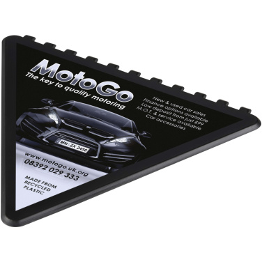 Logotrade presentreklam bild: Frosty triangular recycled plastic ice scraper