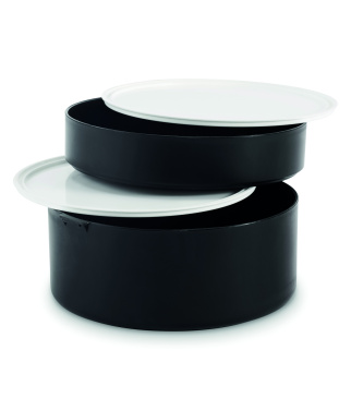 Logotrade profilprodukter bild: PP dubbel lunchlåda  950 ml