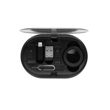 Logotrade kampanjprodukter bild: Chargevix Multifunktionell 60W laddning i RCS återv. plast